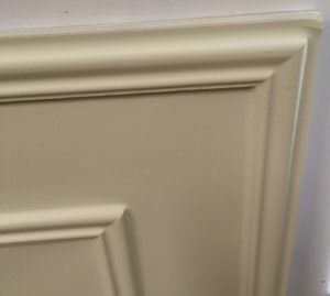 Creame Plastic Ceiling tile Design 208