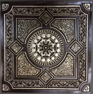 Faux Antique Silver Ceiling Tile Design 303