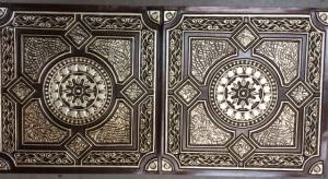 Faux Antique Silver Ceiling Tile Design 303
