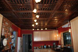 Faux Antique Copper Ceiling Tile Design 301