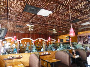 Faux Antique Copper Grid Ceiling Tile Design 26