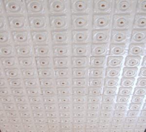 White Gold Plastic Ceiling tile design 118