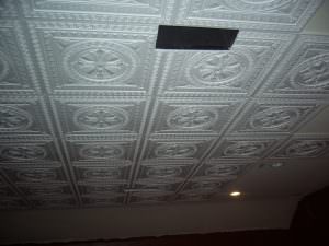 Raw White Ceiling Tile Design 28