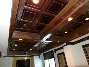 Faux Antique Gold Ceiling Tile Design 224