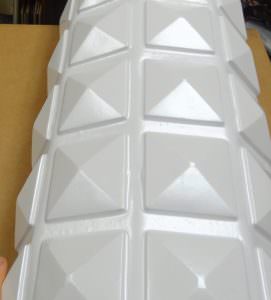 White Pearl Design 105 Plastic Ceiling Tile