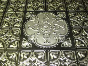 Faux Antique Silver Ceiling Tile Design 148 & 217