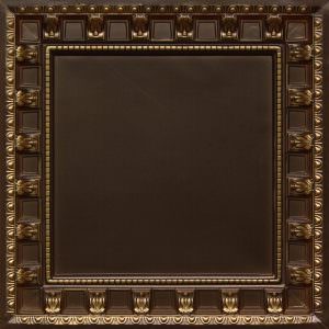 Faux Antique Brass Ceiling Tile Design 236