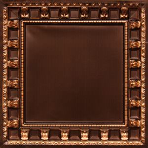 Faux Antique Gold Ceiling Tile Design 236