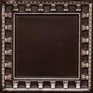 Faux Antique Silver Ceiling Tile Design 236