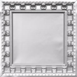 Faux Silver Ceiling Tile Design 236