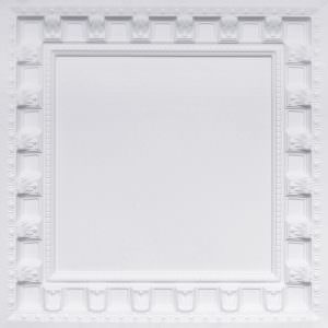 White Matt Plastic ceiling Tile Design 236