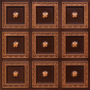 Faux Antique Gold Ceiling Tile Design 239