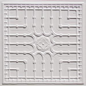 White Pearl Ceiling Tile Design 301
