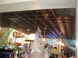 Faux Antique Copper Ceiling tile Design 112