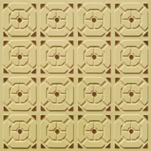 Cream Matt Coffee Ceiling Tile Design 102