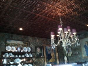 Faux Antique copper PVC Glue Up Ceiling Tiles Design 112