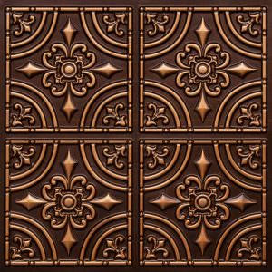 Faux Antique Gold Ceiling tile Design 205