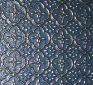 Navy Blue Gold WC-20 Kitchen Backsplash