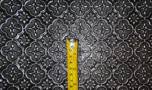 Glue Up PVC Kitchen Back Splash Faux Antique Silver WC 20