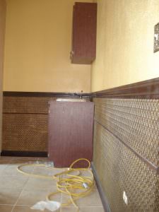 Glue to wall PVC Back splash WC-20 Antique Gold
