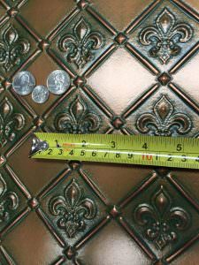 Fleur de Lis Faux Antique Copper WC 80
