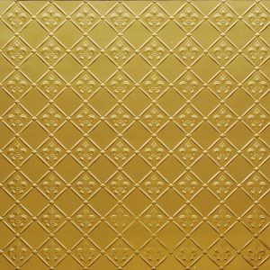 Fleur de Lis Faux Gold WC 80 Kitchen Backsplash