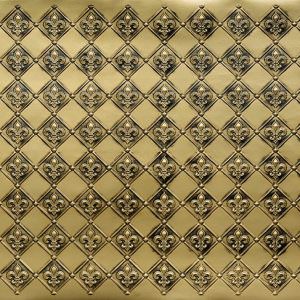 Fleur de Lis Faux Antique Brass WC 80 Back Splash