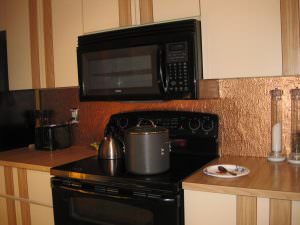 Faux Copper WC-40 PVC Kitchen Back Splash