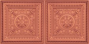 Faux Copper Design 8223 PVC Ceiling Tile