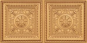 Faux Gold Design 8223 Ceiling Tile