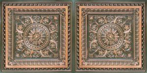 Faux Patina Copper Design 8223 Ceiling Tile