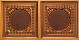 Faux Antique Gold Ceiling Tile Design 7603