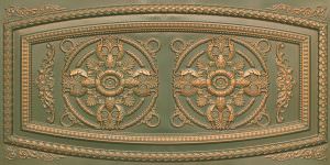 Faux Patina Copper Grid Ceiling Tile Design 8272