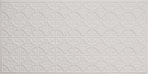 White Matt Design 8150 Plastic Ceiling Tile