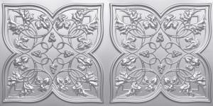 Faux Silver Design 8212 PVC Ceiling Tile