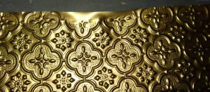 Faux Gold WC-20 PVC Back Splash