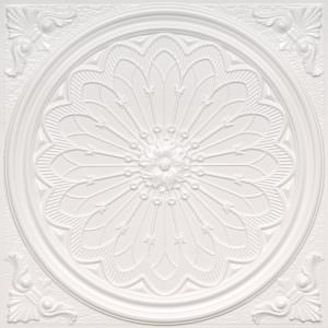 White Pearl PVC Ceiling Tile Design 238