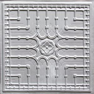 Faux Silver PVC Ceiling Tile Design 301