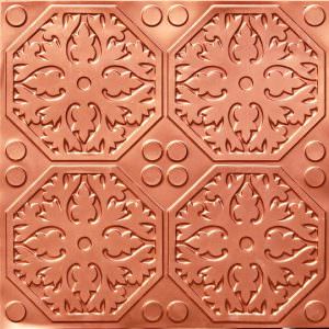 Faux Copper Design 116 Plastic Ceiling Tile
