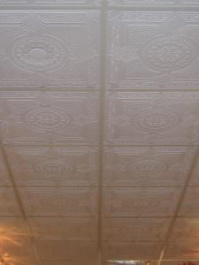 White Matt Plastic Ceiling Tile Design 303