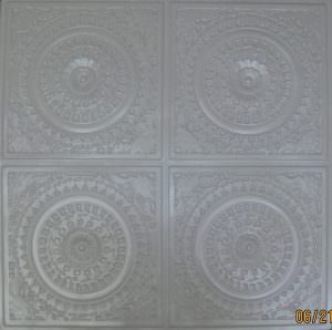 White Pearl Design 117 Plastic Ceiling Tile