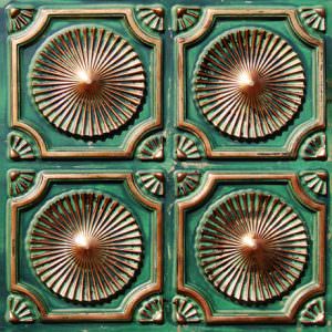 Patina Faux Gold Ceiling Tile Design 106