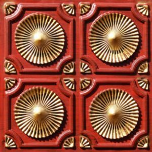 Rosewood Antique Copper Ceiling Tile Design Design 106