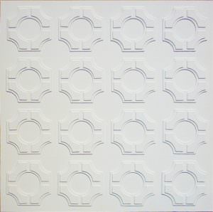 White Matt Plastic Ceiling tile Design 141