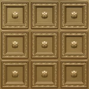 Faux Brass Ceiling Tile Design 239