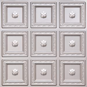 Faux Silver Ceiling Tile Design 239