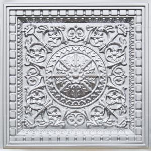 #215 Faux TIN Silver PVC – Ceiling Tiles By Us Inc