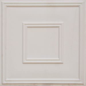 White Grid Ceiling Tile Design 208