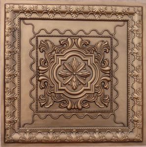 Faux Antique Copper Ceiling Tile Design 24