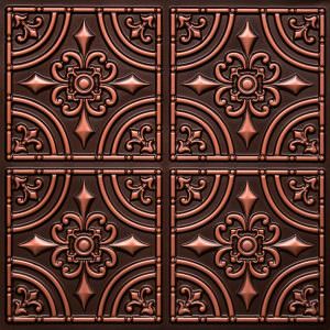 Faux Antique Copper Ceiliing Tile Design 205